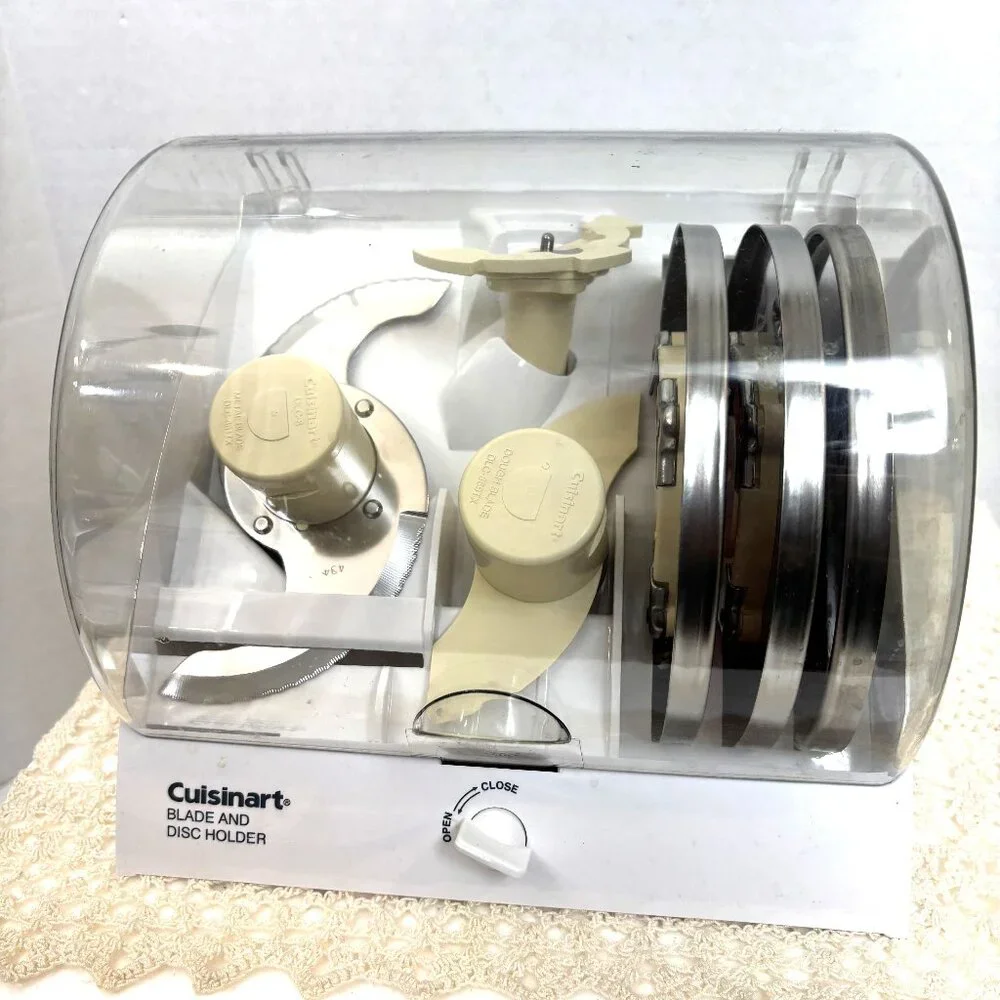 Disc Holder Model: BDH-2C w/ Six Cuisinart Blades EUC